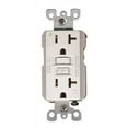 thumbnail image 1 of Leviton GFNT2-W Self-Test SmartlockPro Slim GFCI Non-Tamper-Resistant Receptacle with LED Indicator, 20-Amp, White, 1 of 4