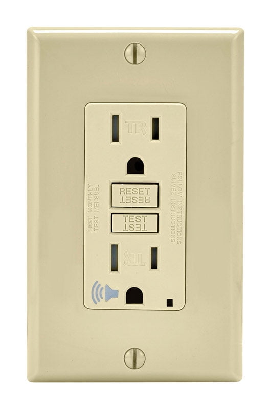 Leviton GFTA1-I Gfta1-I 15 Amps 125 V Ivory Audible Outlet 5-15R