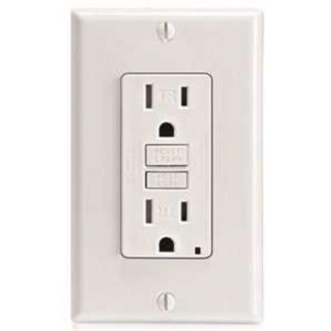 GFCI Outlet Self-test Eaton TRSGF15RB-L Self-Test GFCI Outlet - Tamper ...