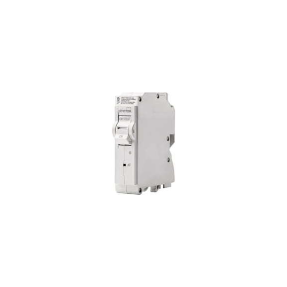 Leviton White Arc Fault Breaker - Pack of 2