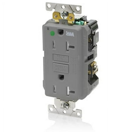 Leviton GFWT2-HGG 20A WR TR HG SLIM GFCI