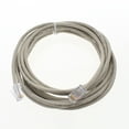 thumbnail image 1 of Leviton Gray Cat 5 15 ft Patch Cord Network Cable Cat5 52455-15S, 1 of 1