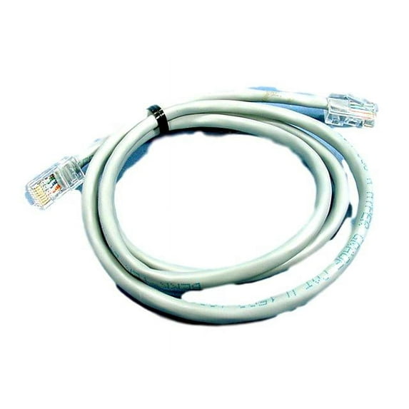 Leviton Gray Cat 5 3ft Ethernet LAN Patch Cord Network Cable Cat5 8P8C 52455-3S