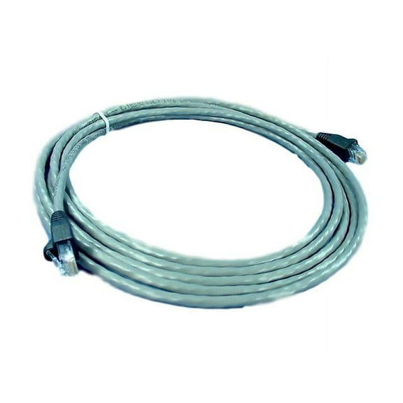 Leviton Gray Cat 5e 10 ft Ethernet LAN Patch Cord Network Cable Booted 5G455-10S