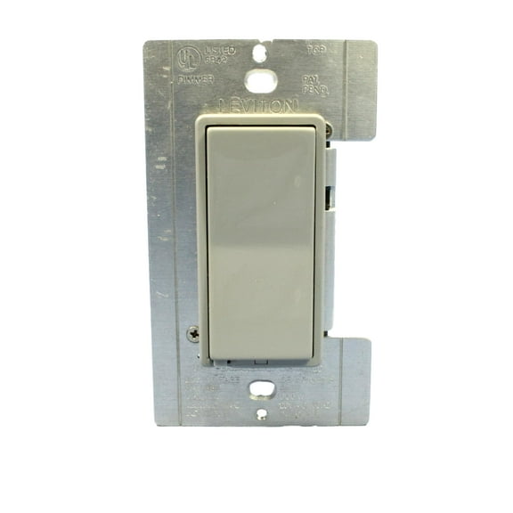 Leviton Gray Remote Dimmer Switch MicroDim 10000-RGY