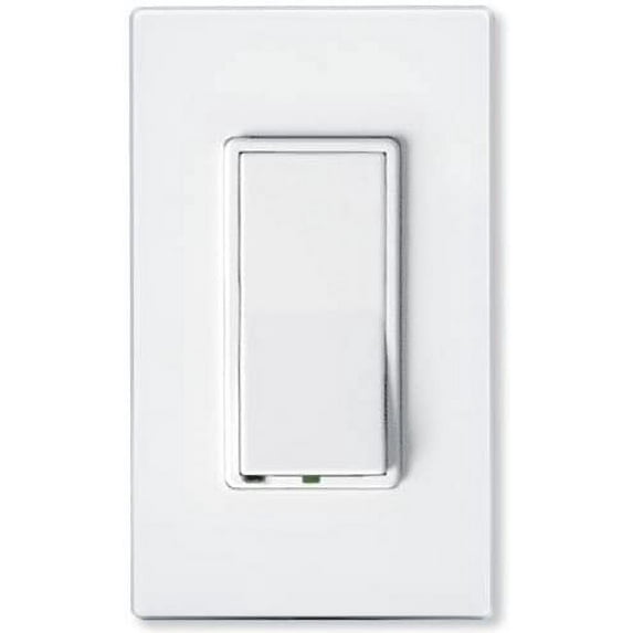 Leviton HCM10-1SW DHC 1000withVA 750W MLV 120-Volt AC 60Hz Scene-Capable Dimming, Single-Pole 3-Way or More Switch Receiver with LED, White