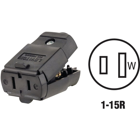 Leviton Hinged Cord Connector - Pack of 8