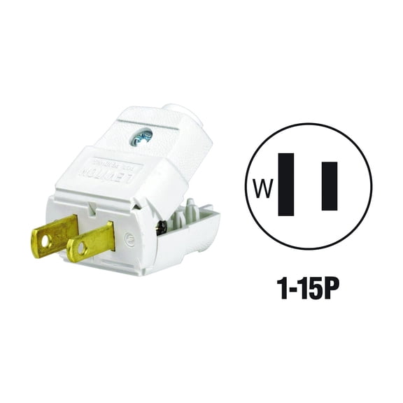 Leviton Hinged Cord Plug - Pack of 12