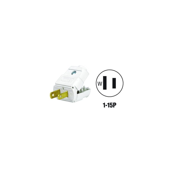 Leviton Hinged Cord Plug - Pack of 2