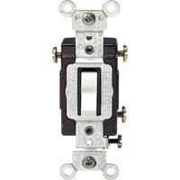 Leviton Illuminated Commercial Grade Toggle 3-Way Switch - Single Pack