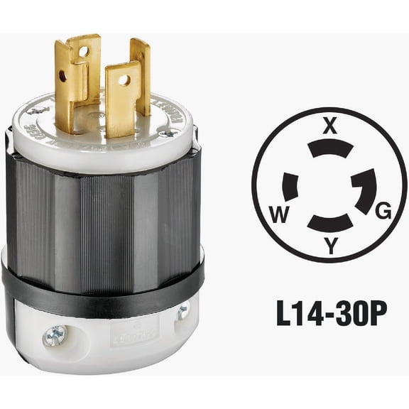 Leviton Mfg Plug Twist Lock 30A 125V 021-02711-0PB