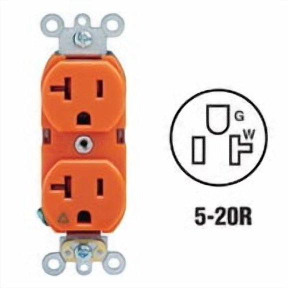 Leviton Isolated Grounding Duplex Outlet - Pack of 4 Bulk Value Case