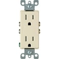thumbnail image 1 of Leviton Decora Tamper Resistant Duplex Outlet, 1 of 2