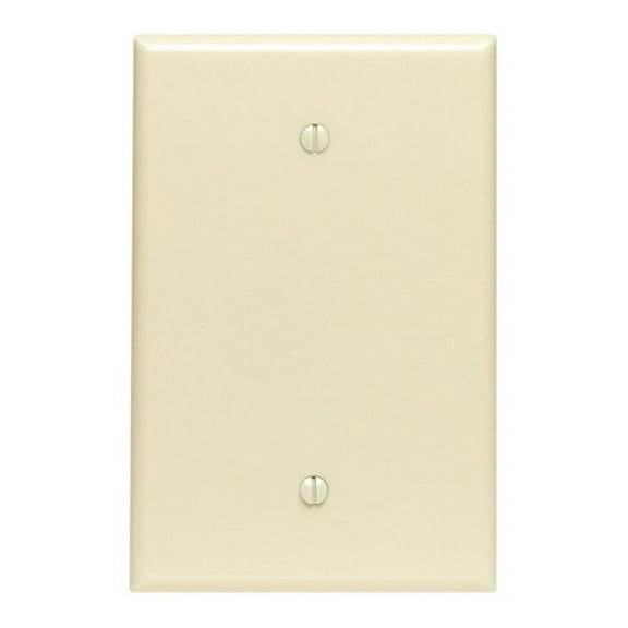 Leviton Ivory 1 gang Thermoset Plastic Blank Wall Plate 1 pk
