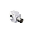 thumbnail image 1 of Leviton Ivory Quickport BNC Video Connector Jack Female 41084-BIF, 1 of 2
