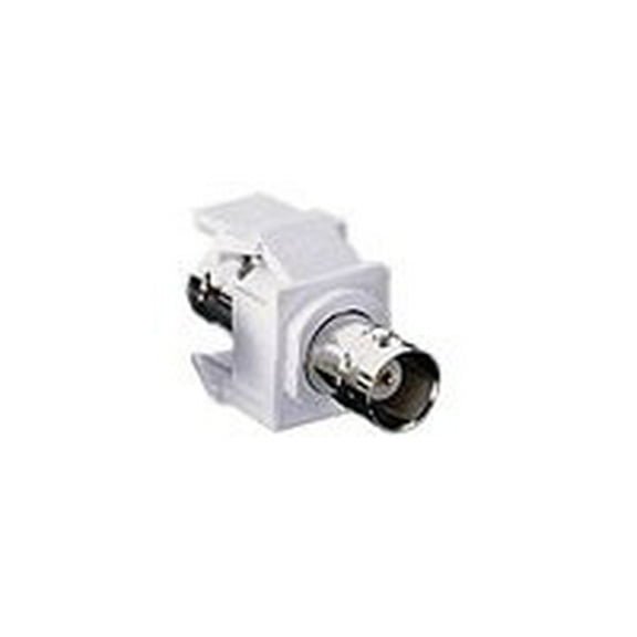 Leviton Ivory Quickport BNC Video Connector Jack Female 41084-BIF