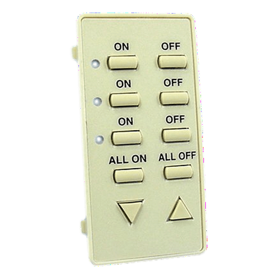 Leviton Ivory Three-Address ALL On/Off DHC Controller Conversion Kit DCK4A-I