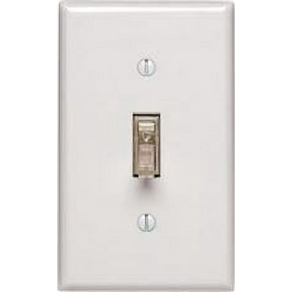 Leviton L00-06693-000 600 Watt Clear 3-Way Illuminated Toggle Dimmer