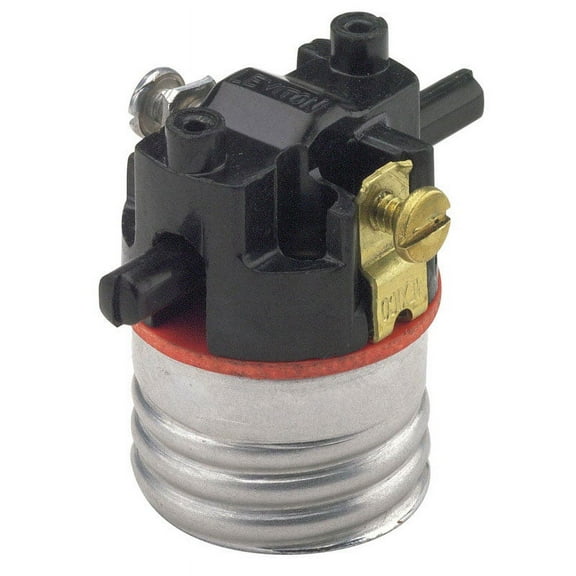 Leviton L00-07080-00M Push-Thru Shell Incandescent 660W Single Circuit 250V Medium Socket Interior