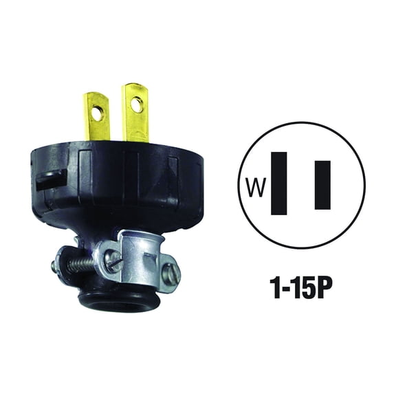 Leviton Do it 1-15 Round Cord Plug