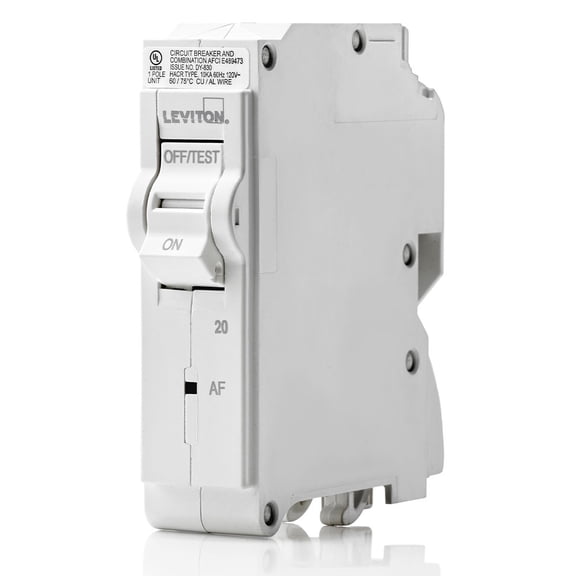 Leviton LB120-AF Branch Circuit Breaker, AFCI 1-Pole 20A