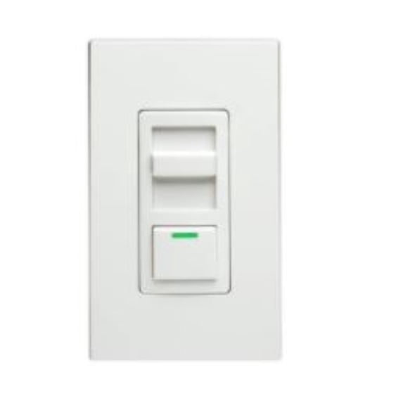 leviton ipm06-1lz illumatech 600va/450w magnetic low voltage dimmer, single pole and 3-way, white/ivory/light almond