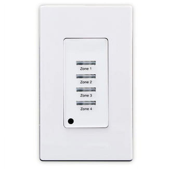 White Low Voltage Pushbutton Station with Copper Contacts