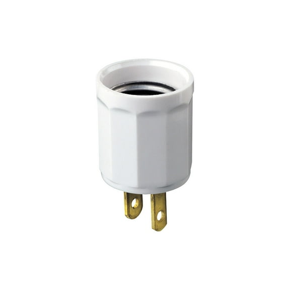 LAMPHOLDER ADAPTER WHITE (Pack of 1)