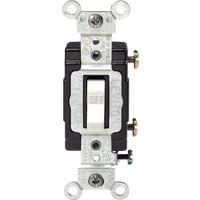 Leviton Long Life Illuminated Commercial Grade Toggle Single Pole Switch - Single Pack