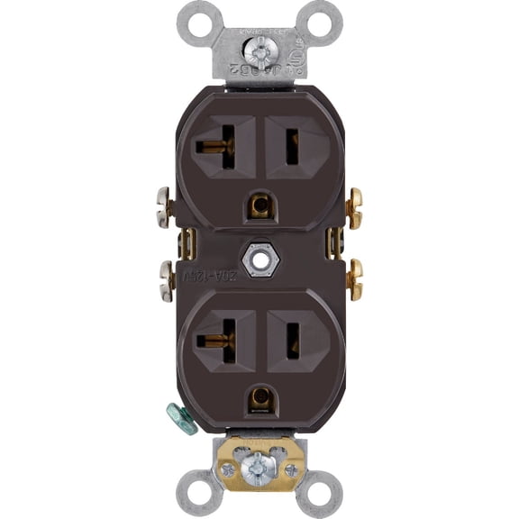 Leviton M02-CBR20-WMP 20A 125V White Receptacle 10 Pack