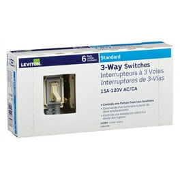 Leviton S11-03032-2IS 30 Amp Ivory Toggle Double Pole Quiet Leviton S11-03032-2IS 30 Amp Ivory Toggle Double Pole Quiet