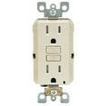 thumbnail image 1 of Leviton M96-GFTR1-03T 15 Amp Light Almond GFCI Receptacle 3 Count, 1 of 2
