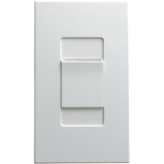 Leviton MNI06-1LW 600W, Single Pole & 3-Way, Monet Preset Digital Incandescent Slide Dimmer, Narrow Fin, White