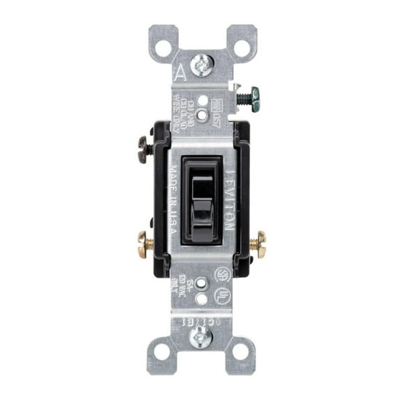 Leviton Manufacturing  120V Brown 3-Way AC Quiet Switch Pack of 10