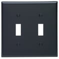 thumbnail image 1 of WALLPLATE 2G STD TOG BLK (Pack of 1), 1 of 2