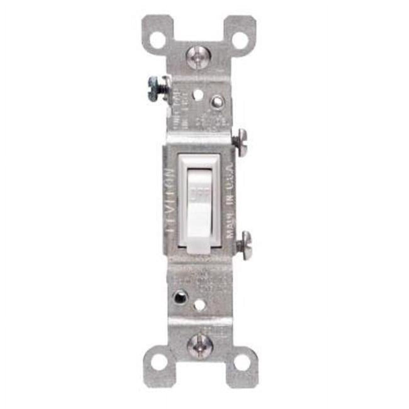 Leviton Mfg M24-01451-2WM Switch Tog 15A 120V Wht10Pk - White - Walmart.com