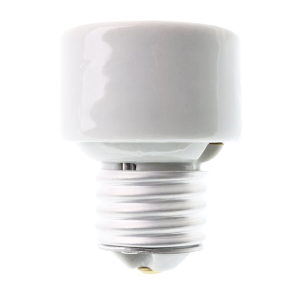 Leviton 2005 Medium-Medium Base, One-Piece, Adapters/Extensions, Incandescent, Glazed Porcelain Lampholder, White