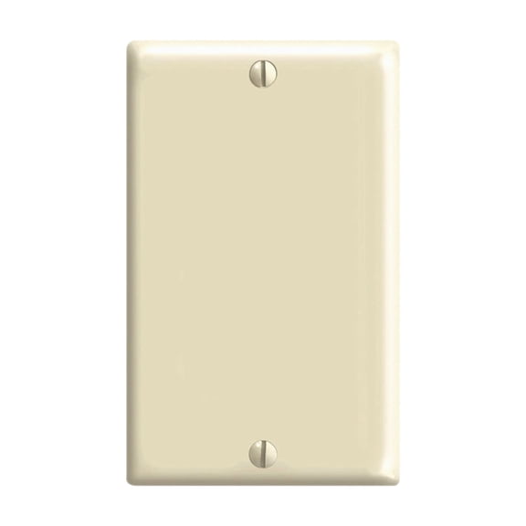 Leviton Mid-Way Unbreakable Blank Wall Plate - Pack of 8