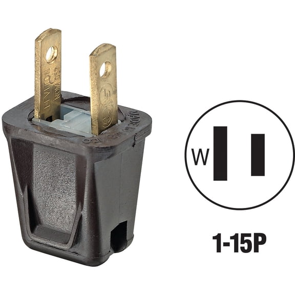 Leviton Non-Grounding Cord Plug - Single Pack