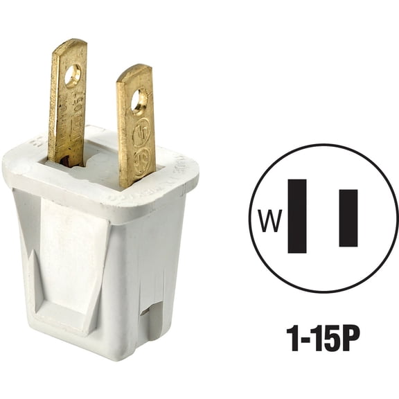 Leviton Non-Grounding Cord Plug - Single Pack