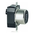 thumbnail image 1 of Leviton Non-NEMA Turn Locking Receptacle Outlet 50A 250VDC 600VAC 3771-060, 1 of 1