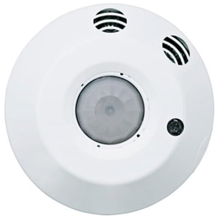 Leviton ODC05-MDW ODC Series 500 Sq. Ft. Multi-Technology Ceiling-Mount Occupancy Sensor, 120-277 Volt, White