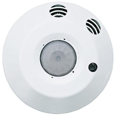 Leviton ODC05-MDW ODC Series 500 Sq. Ft. Multi-Technology Ceiling-Mount Occupancy Sensor, 120-277 Volt, White