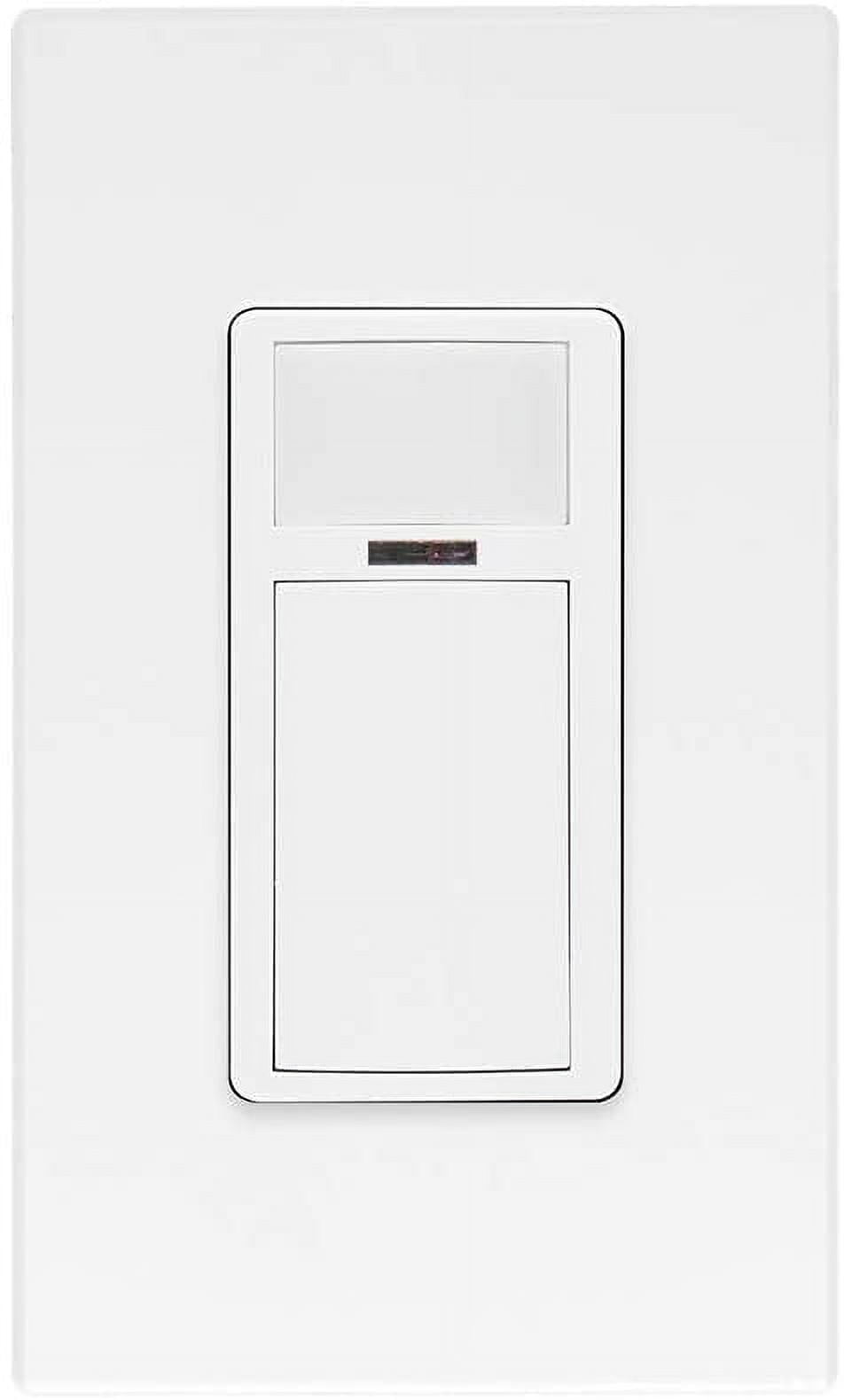 Leviton ODS15IDW Smart Wallbox Sensor, PIR 15A Switching, 120277VAC
