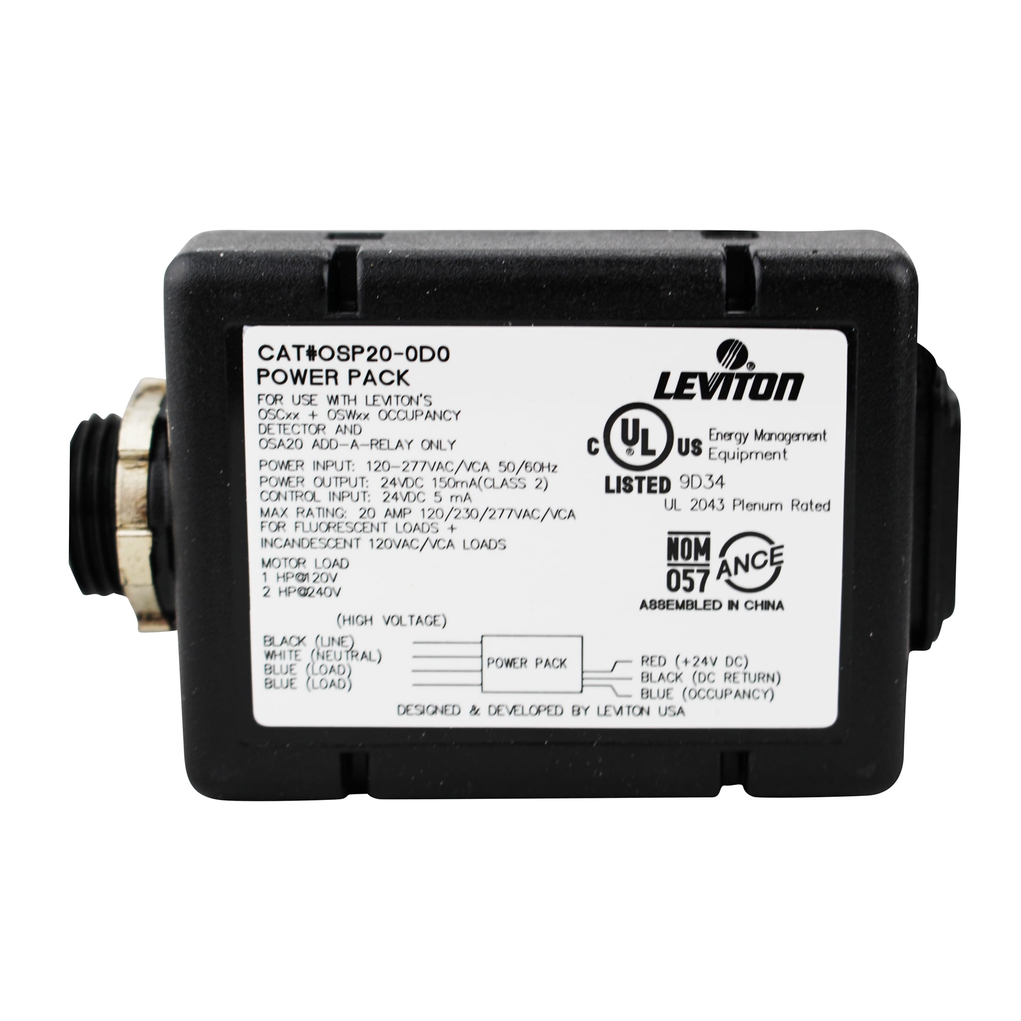 Leviton OSP200D0 Occupancy Sensor Power Pack Ceiling Sensors 120/277