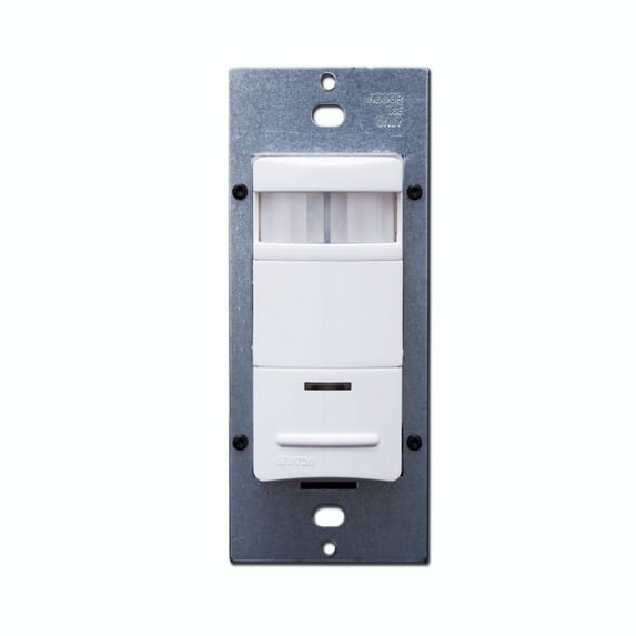 Leviton OSS10-IDW PIR Wall Switch Occupancy Sensor 1200 ft. Coverage White