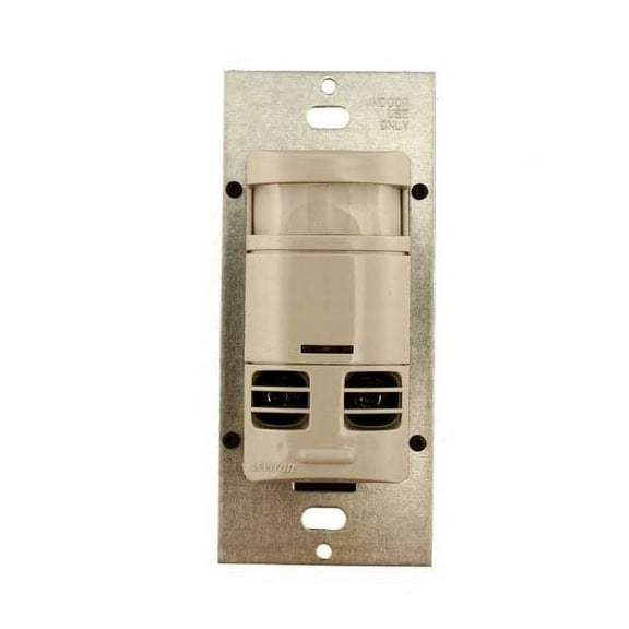 Leviton OSSMT MDG Ultrasonic Infrared Wall Switch Sensor Gray