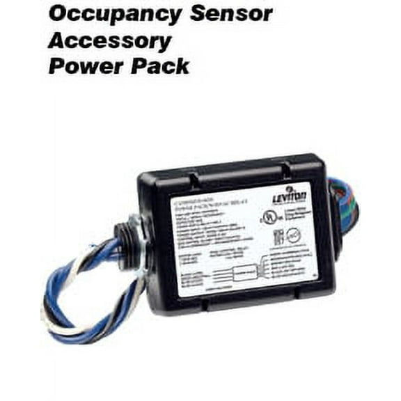 Leviton Occupancy Sensor Power Pack,347VAC,Black OSP15-R30