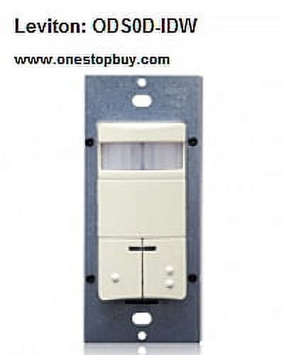 Leviton Occupancy Sensor,Wall Switch Box,White ODS0D-IDW - Walmart.com