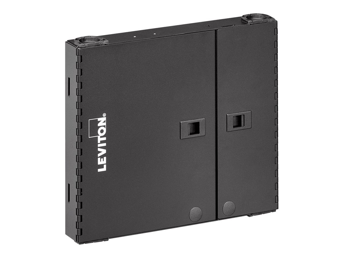 Leviton 3099F-2E 1-Gang Rubber Box Feed-Through - Black, Portable Outlet Box